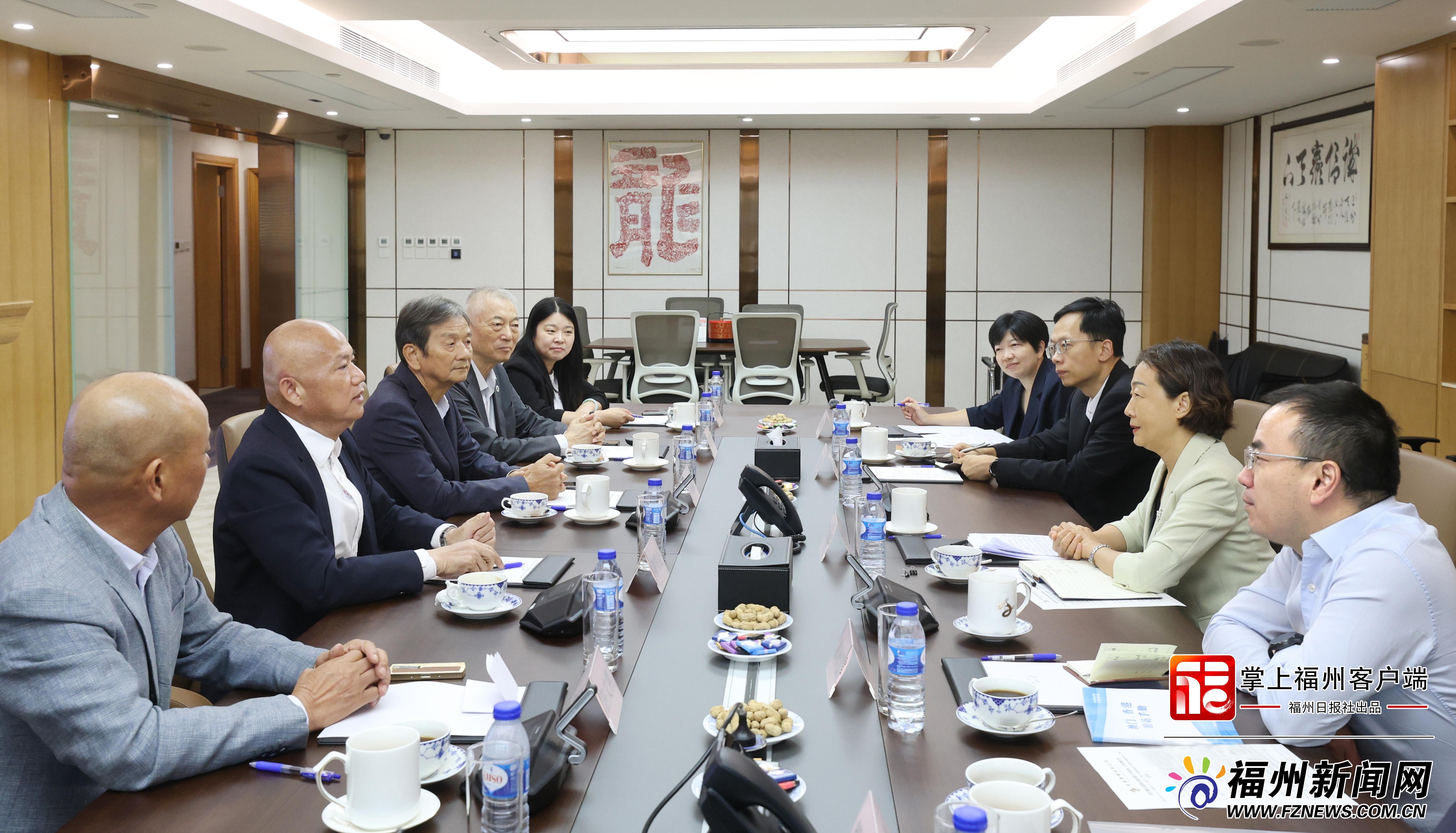 郭宁宁率福州市代表团访问澳门